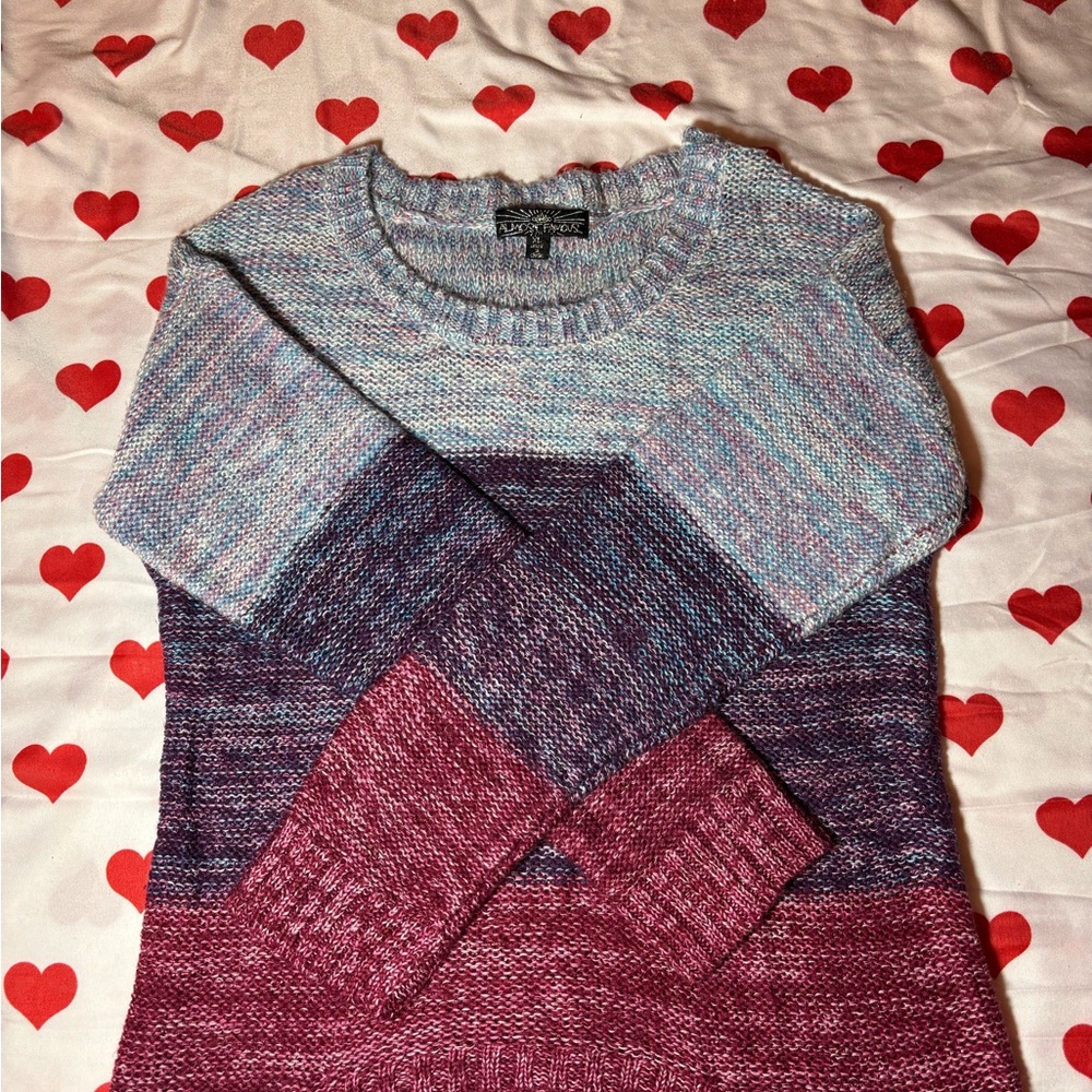 Colorful Sweater with Gradient Design